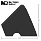 Резина для бортов Northern Rubber Pyramid U-118 182см 12фт 6шт., фотография 3