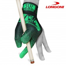Перчатка Renzline Billiard Player Velcro черная/зеленая левая безразмерная Перчатка Renzline Billiard Player Velcro черная/зеленая левая безразмерная
