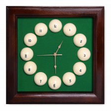 Часы Fortuna Бильярд SR4666 коричневые 43x43см