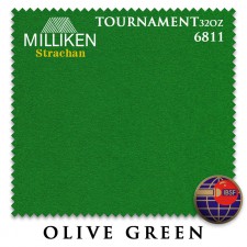 Сукно Strachan Snooker 6811 Tournament 32oz 193см Olive Green