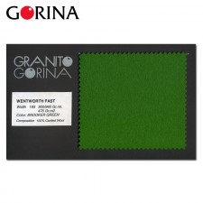 Буклет образец сукна Gorina Snooker Wentworth Fast Snooker Green 17x10,5см